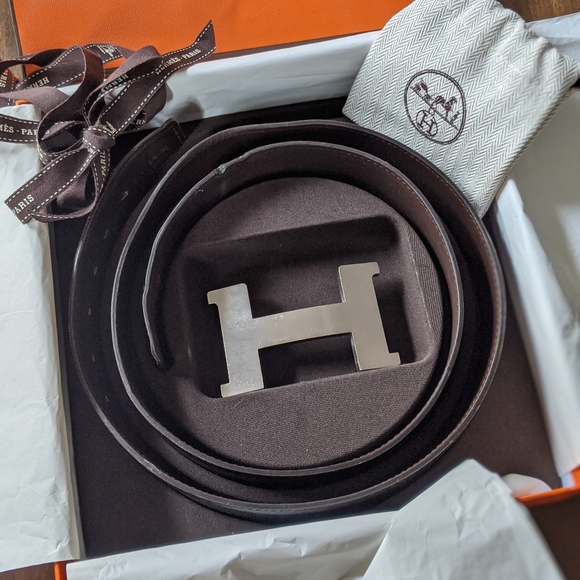 💯 Authentic Men's Hermes Belt 95